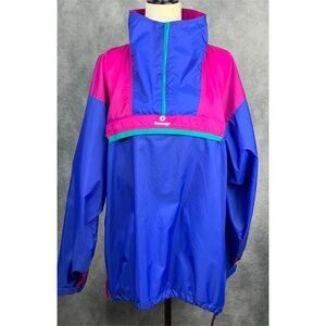 Sierra Sport Promega Vintage Packable Hooded Windbreaker Size XL